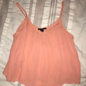 Orange colored tank top